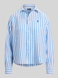 Koszula o kroju boxy fit z czystego lnu od Polo Ralph Lauren - 40