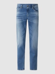 Regular Fit Jeans mit Stretch-Anteil Modell 'Russo' von Garcia Blau - 28
