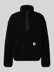 Fleecepullover met opstaande kraag en kangoeroezak, model 'ELLIOT' van Carhartt Work In Progress - 13