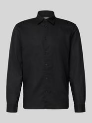 Koszula casualowa z mieszanki lnu i bawełny w kroju regular fit model 'CLAY LINENBLEND' od Selected Homme - 11