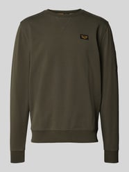 Sweatshirt met labeldetail van PME Legend Groen - 46