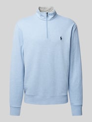 Sweatshirt mit Label-Stitching von Polo Ralph Lauren Blau - 24