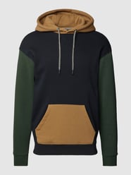 Hoodie im Colour-Blocking-Design von Blend Schwarz - 44