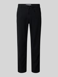 Slim tapered fit broek met tunnelkoord, model 'Brody' van SELECTED HOMME - 8