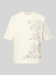 T-Shirt mit Motiv-Stitching und Rundhalsausschnitt von Jake*s Studio Woman - 20
