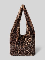 Handtas van imitatiebont in luipaardlook van monari - 38
