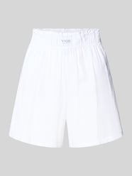 Regular Fit Stoffshorts aus Leinen-Baumwoll-Mix Modell 'MILLIE' von VILLA SOPHIE - 3
