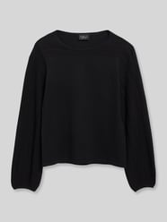 Regular Fit Strickpullover aus Viskose-Mix mit plissierten Ballonärmeln von s.Oliver BLACK LABEL - 39