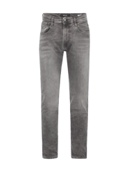 Slim fit jeans met stretch, model 'Anbass' - Hyperflex van Replay Grijs / zwart - 6