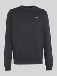 Bluza o kroju regular fit z mieszanki bawełny z wyhaftowanym logo od adidas Originals - 5