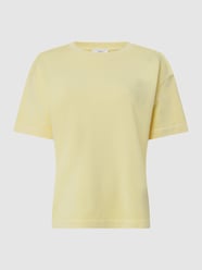 Bluza o pudełkowym kroju z krótkim rękawem od Jake*s Casual Żółty - 24