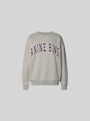 Oversized Sweatshirt mit Logo-Print von Anine Bing - 13