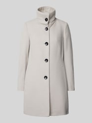 Lange jas met opstaande kraag, model 'Babette' van Milo Coats - 35