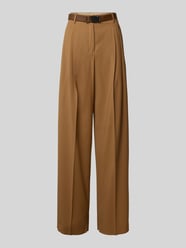 Weite Hose aus Schurwoll-Canvas Modell 'BERGAMO' von Max Mara Studio - 22