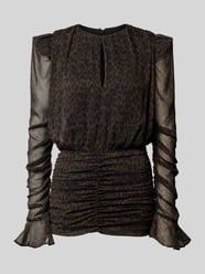 Minikleid mit Allover-Animal-Print von ROTATE - 26