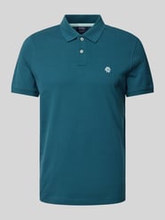 Regular Fit Poloshirt mit Label-Stitching von MCNEAL Blau - 10