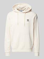 Hoodie mit Label-Stitching von adidas Originals Beige - 32