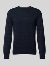 Gebreide pullover met structuurmotief, model 'Scoult' van HUGO - 34