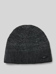 Beanie mit Label-Detail Modell 'NOAR' von Barts Schwarz - 38