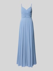 Abendkleid mit Drapierungen und V-Ausschnitt von Mascara - 2