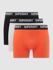 Boxershort met stretch in set van 3 van Superdry Oranje - 42