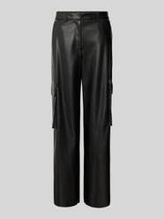 Wide Leg Hose in Leder-Optik Modell 'Haleva' von HUGO Schwarz - 15