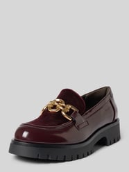 Loafer mit Kettendetail von Tamaris Bordeaux - 46