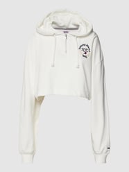 Cropped Hoodie mit Label-Detail von Tommy Jeans Weiß - 40