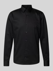 Slim Fit Business-Hemd mit Kentkragen Modell 'Pit' von JOOP! Schwarz - 8