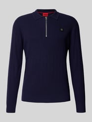 Regular fit gebreide pullover van viscosemix, model 'SASTORO' van HUGO - 10