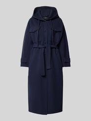 Wollmantel mit Bindegürtel Modell 'LEVANTE' von Weekend Max Mara Blau - 29