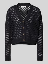 Cardigan mit Lochmuster von Christian Berg Woman - 35