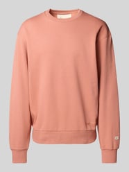 Sweatshirt mit Label-Stitching von CHAMPION Orange - 19