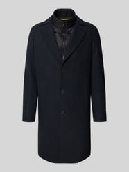 Lange jas van lanawolmix, model 'breather' van Matinique - 33