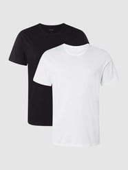 T-shirt PLUS SIZE w zestawie 2 szt. od Boss Black Big&Tall Biały - 17