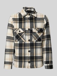 Regular Fit Hemdjacke mit Kentkragen von MCNEAL Beige - 14