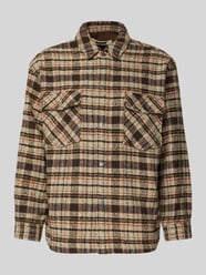 Oversized Hemdjacke mit Kentkragen Modell 'Buck' von WOODBIRD - 8