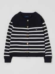 Cardigan met streepmotief van Gant Blauw / turquoise - 30