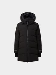 Parka mit Logo-Details von Canada Goose Grau / Schwarz - 5