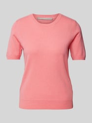 T-shirt van kasjmier met ronde hals van (The Mercer) N.Y. Fuchsia - 45