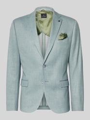 marynarka na 2 guziki o kroju slim fit z kieszeniami z patką model 'Nick' od Zuitable - 23
