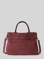 Handtasche mit Label-Detail Modell 'JILL' von Abro Bordeaux - 45