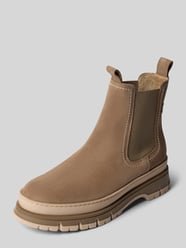 Chelsea boots van echt runderleer van Tamaris Beige - 48