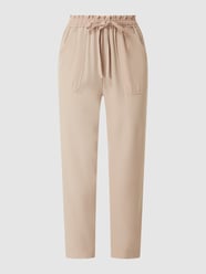 Paperbagbroek met stretch, model 'Gabi' van Soyaconcept Wit - 33