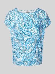 Relaxed Fit T-Shirt aus Viskose-Mix mit überschnittenen Schultern von s.Oliver RED LABEL - 46