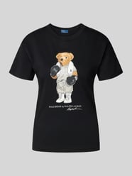 T-shirt z nadrukiem z motywem i okrągłym dekoltem od Polo Ralph Lauren - 18