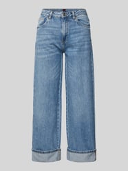 Wide Leg Jeans im 5-Pocket-Design Modell 'TURN UP' von Stefanel - 9