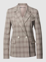 Blazer mit Glencheck-Muster von Jake*s Collection Beige - 19