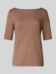 T-shirt z okrągłym dekoltem i rękawami o dł. 1/2 od Christian Berg Woman - 4