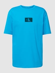 T-Shirt mit Label-Print von Calvin Klein Underwear Blau - 9